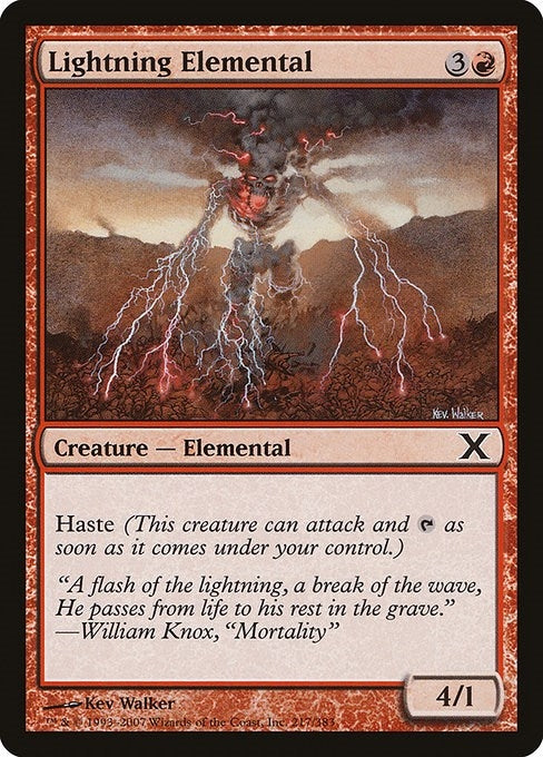 Lightning Elemental (217) [10E]