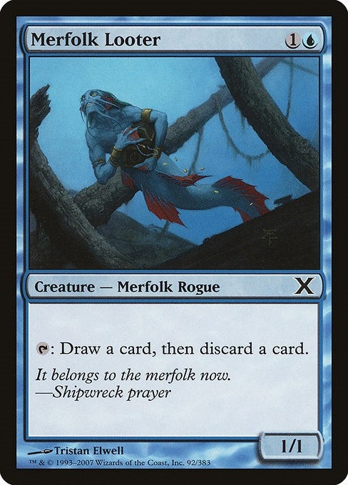 Merfolk Looter (92) [10E]