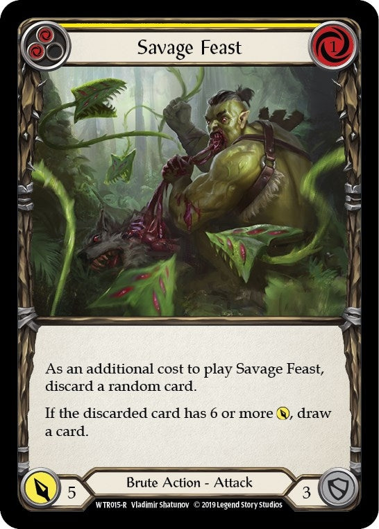 Savage Feast Yellow (WTR015) [WTR]