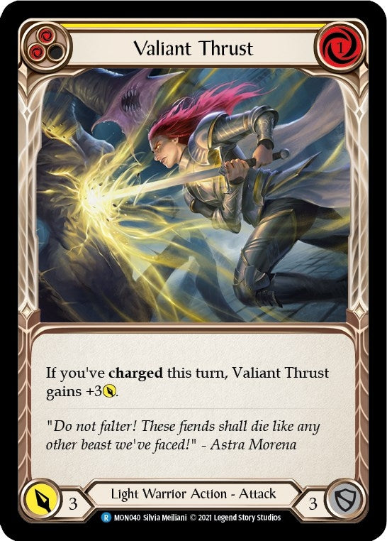 Valiant Thrust Yellow (MON040) [MON]