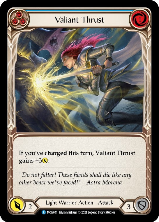 Valiant Thrust Blue (MON041) [MON]