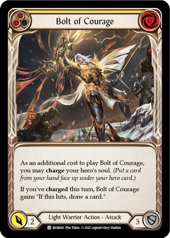 Bolt of Courage Yellow (MON043) [MON]