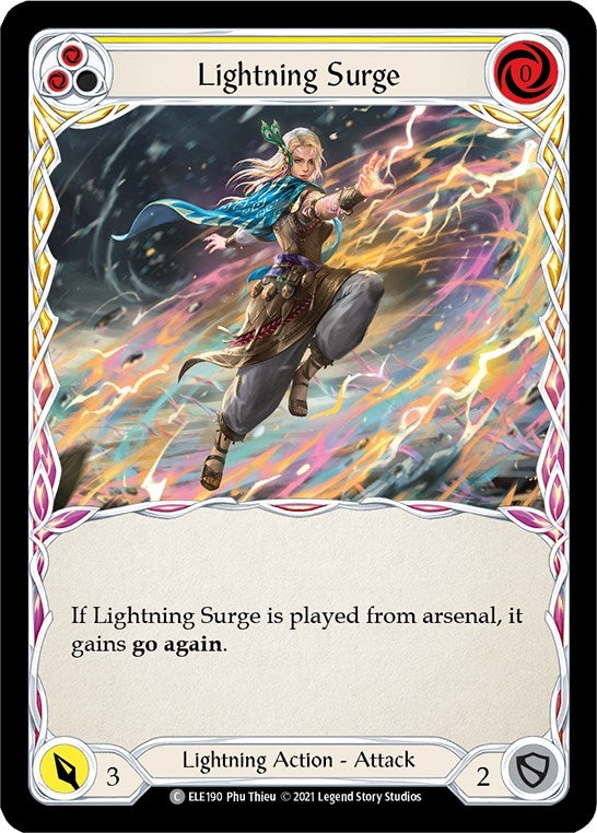 Lightning Surge Yellow (ELE190) [ELE]