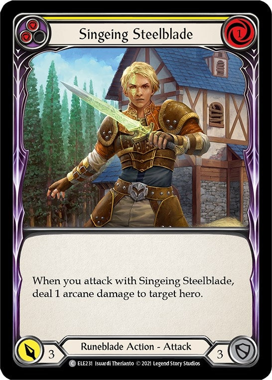 Singeing Steelblade Yellow (ELE231) [ELE]