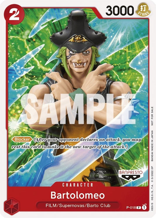 Bartolomeo One Piece Film Red (P-018) [OP-PR]