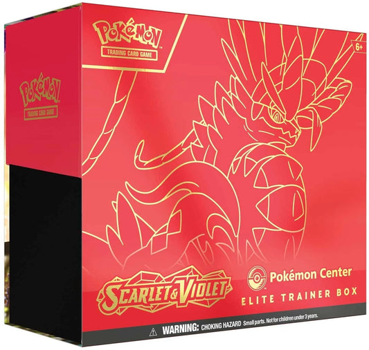 Scarlet and Violet Pokemon Center Elite Trainer Box Exclusive Koraidon [SV1]