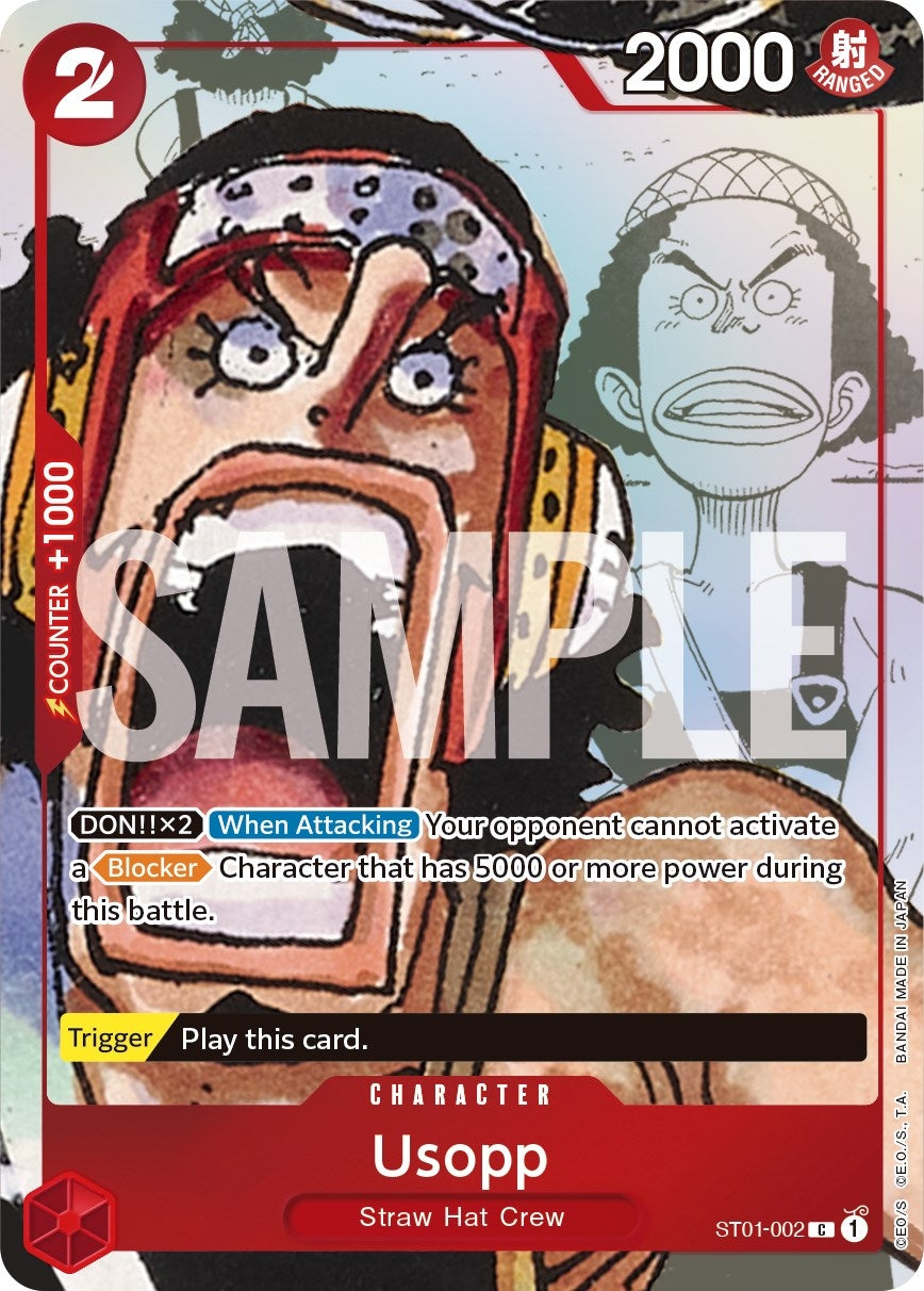 Usopp ST01 002 Alternate Art (ST01-002) [OP-PR]