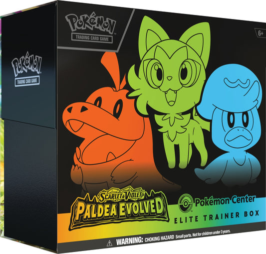 Paldea Evolved Pokemon Center Elite Trainer Box Exclusive [PAL]