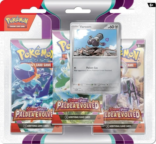 Paldea Evolved 3 Pack Blister Varoom [PAL]