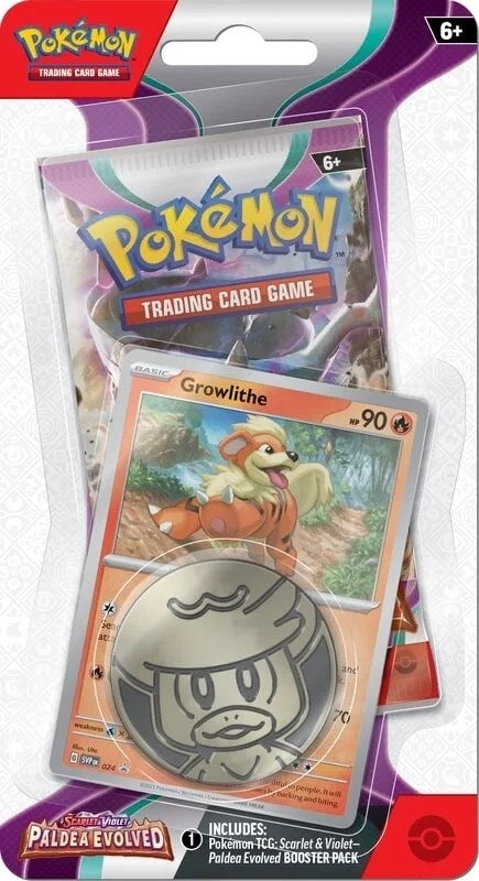 Paldea Evolved Single Pack Blister Growlithe [PAL]