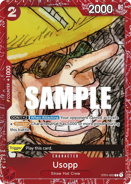 Usopp Premium Card Collection ONE PIECE FILM RED Edition (ST01-002) [OP-PR]