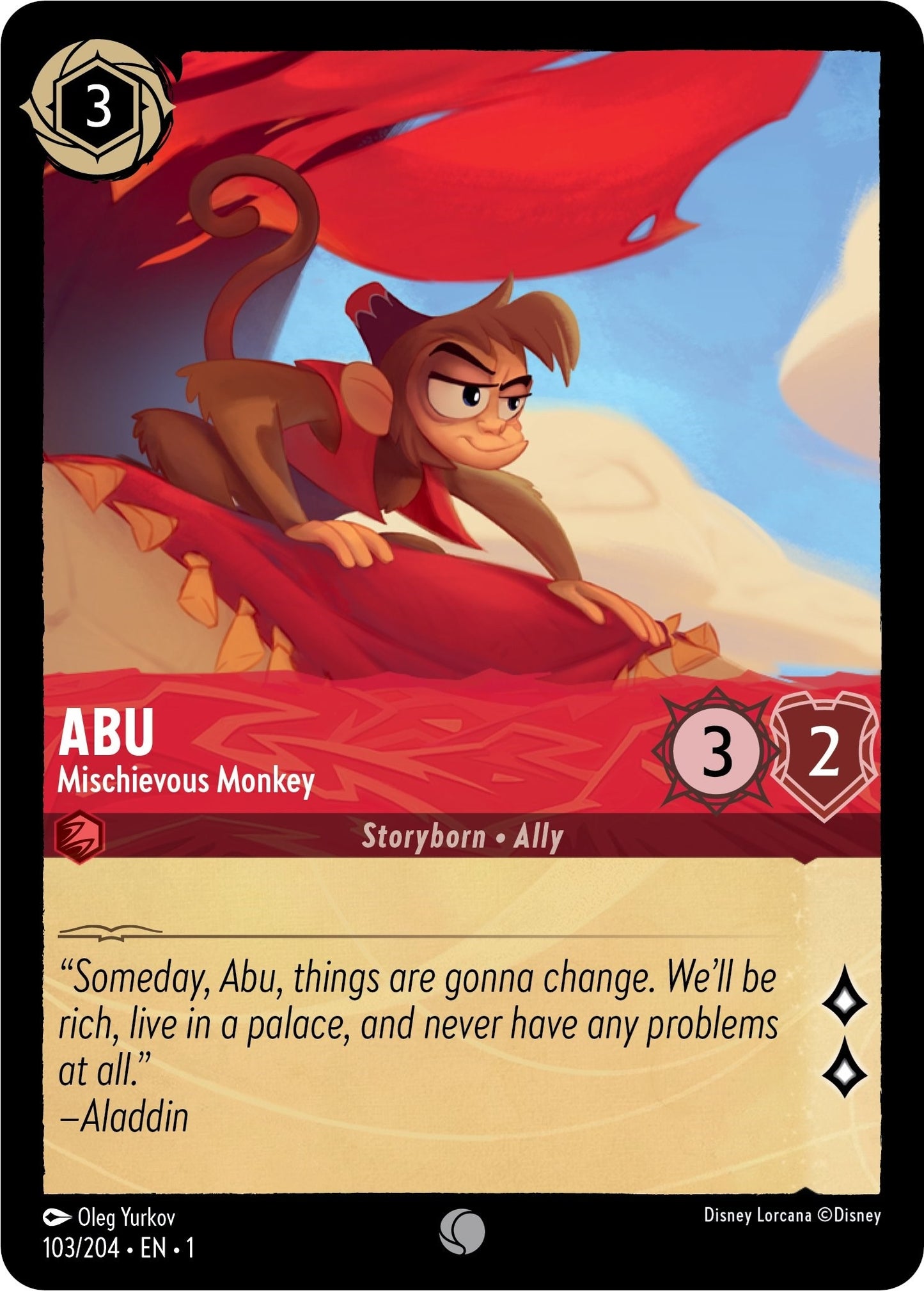 Abu Mischievous Monkey (103/204) [1]