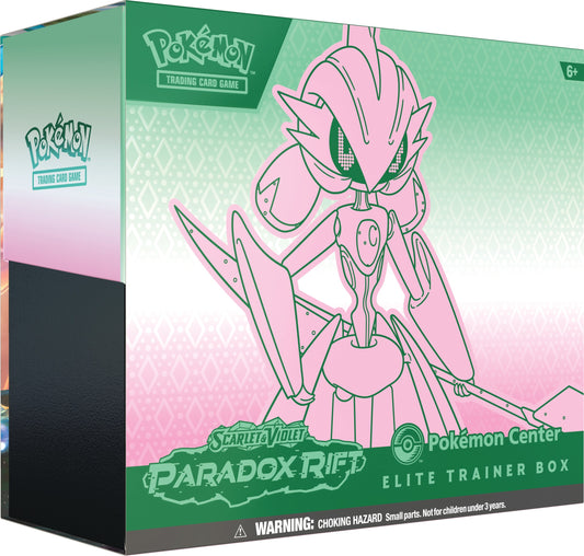 Paradox Rift Pokemon Center Elite Trainer Box Exclusive Iron Valiant [PAR]