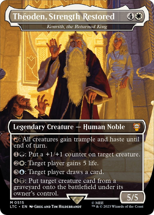 Image for Theoden, Strength Restored - Kenrith, the Returned King (Borderless)