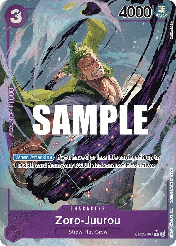 Zoro Juurou Alternate Art (OP05-067) [OP05]