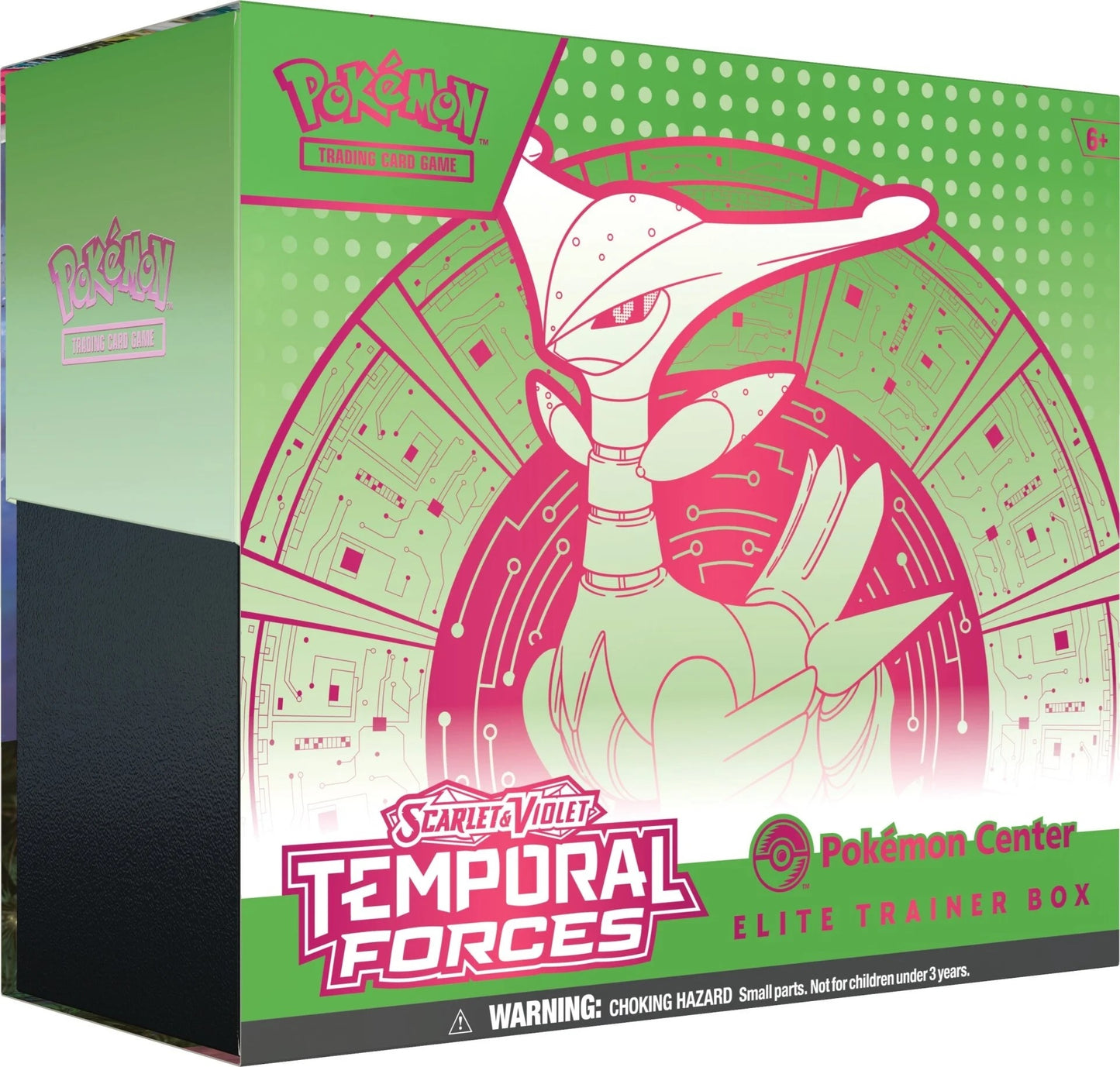 Temporal Forces Pokemon Center Elite Trainer Box Exclusive Iron Leaves [TEF]