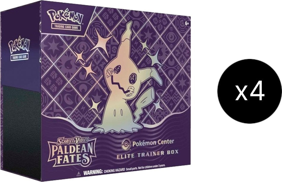 Paldean Fates Pokemon Center Elite Trainer Box Exclusive Case [PAF]