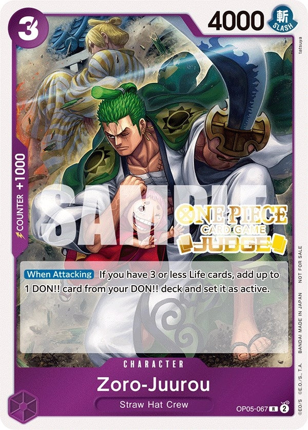 Zoro Juurou Judge Pack Vol 3 (OP05-067) [OP-PR]