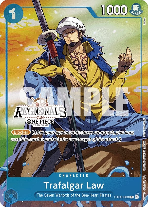 Trafalgar Law Online Regional 2024 Vol 2 Participant (ST03-008) [OP-PR]