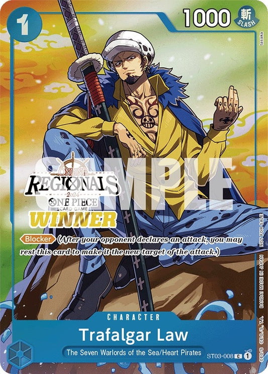 Trafalgar Law Online Regional 2024 Vol 2 Winner (ST03-008) [OP-PR]