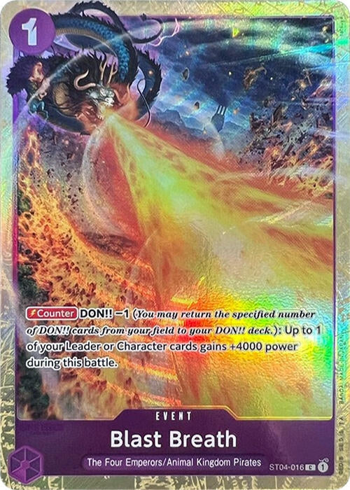 Blast Breath Premium Card Collection Best Selection Vol 1 (ST04-016) [OP-PR]