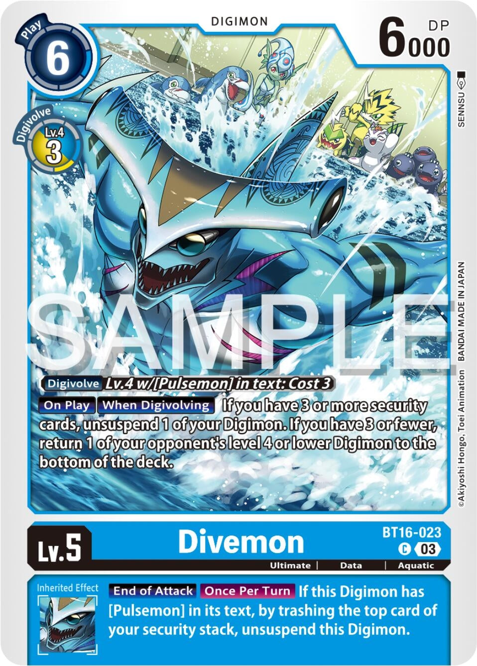 Divemon (BT16-023 C) [BT16]