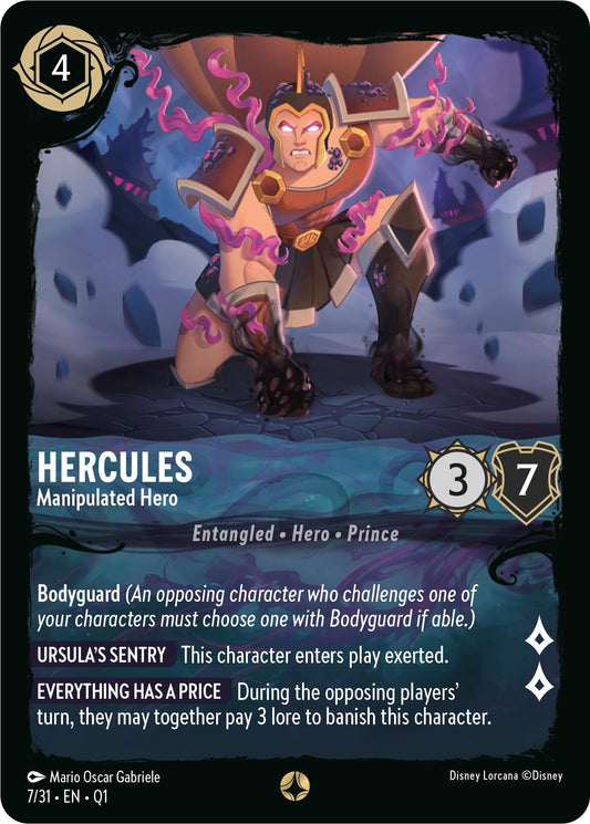 Hercules Manipulated Hero (7/31) [Q1]