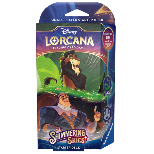 Disney Lorcana Shimmering Skies Starter Deck Emerald and Steel [5]