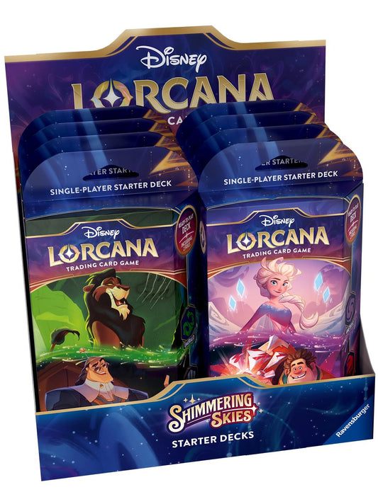 Disney Lorcana Shimmering Skies Starter Deck Display [5]