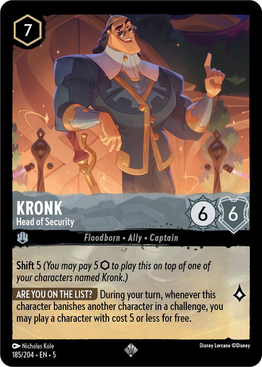 Kronk Head of Security (185/204) [5]