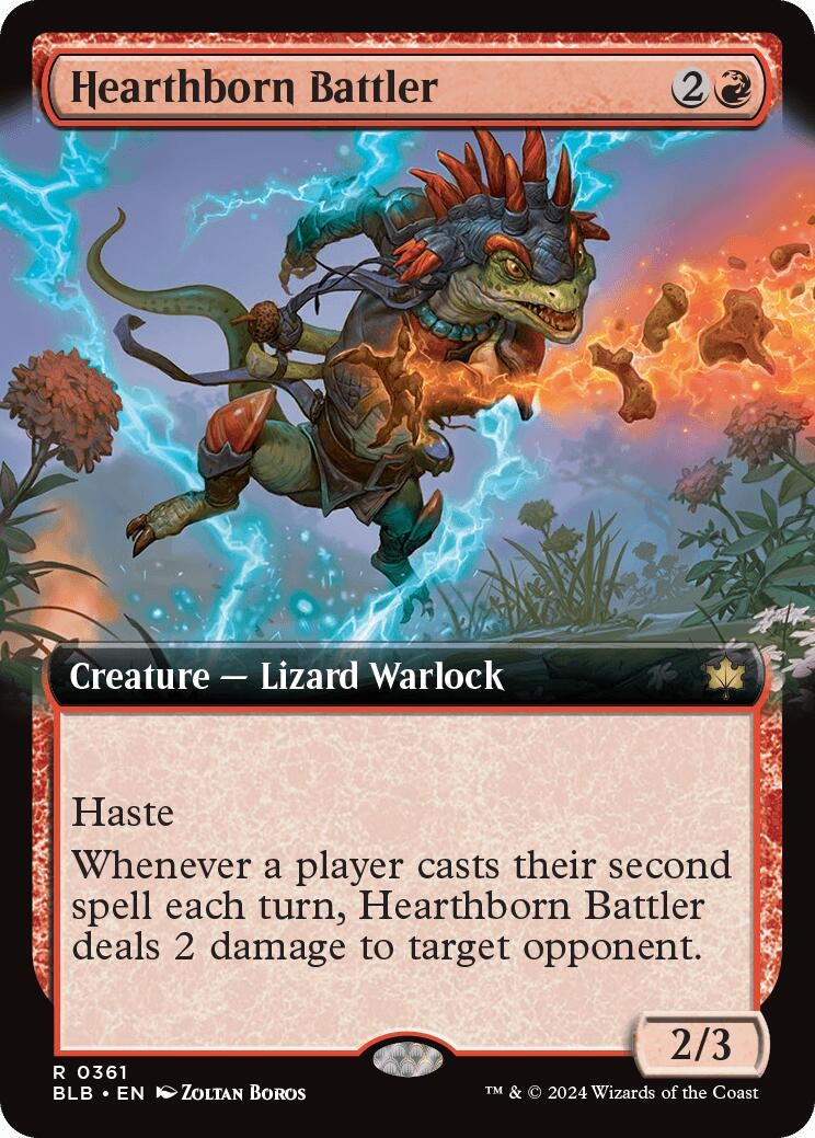 Hearthborn Battler (Extended Art) (361) [BLB]