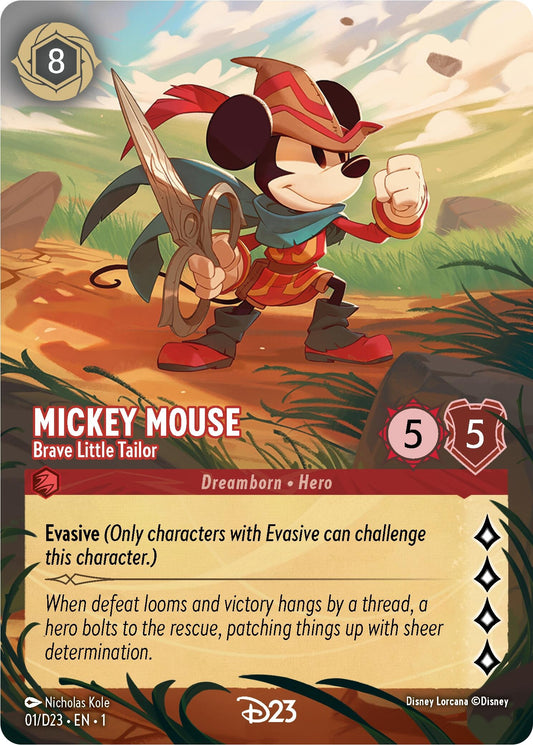 Mickey Mouse Brave Little Tailor Extended Art (1) [D23]