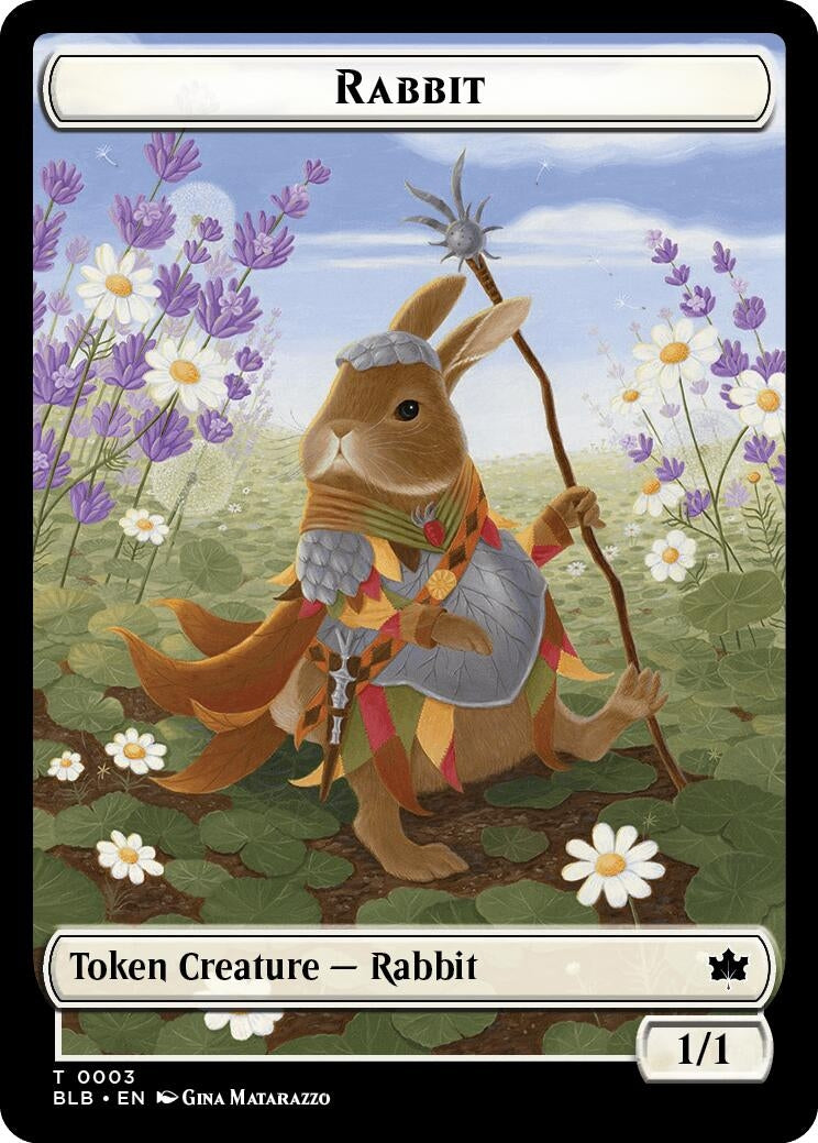 Rabbit Fish Double Sided Token (3 // 7) [BLB]