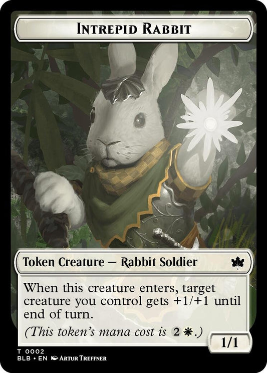 Intrepid Rabbit Token (2) [BLB]