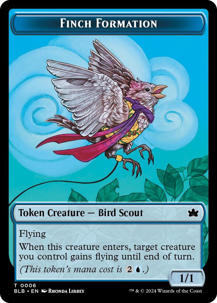 Finch Formation Token (6) [BLB]