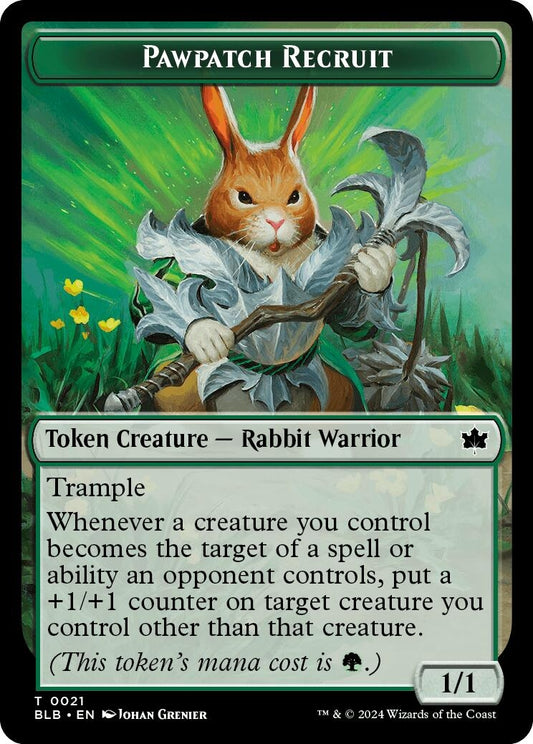 Pawpatch Recruit Token (21) [BLB]