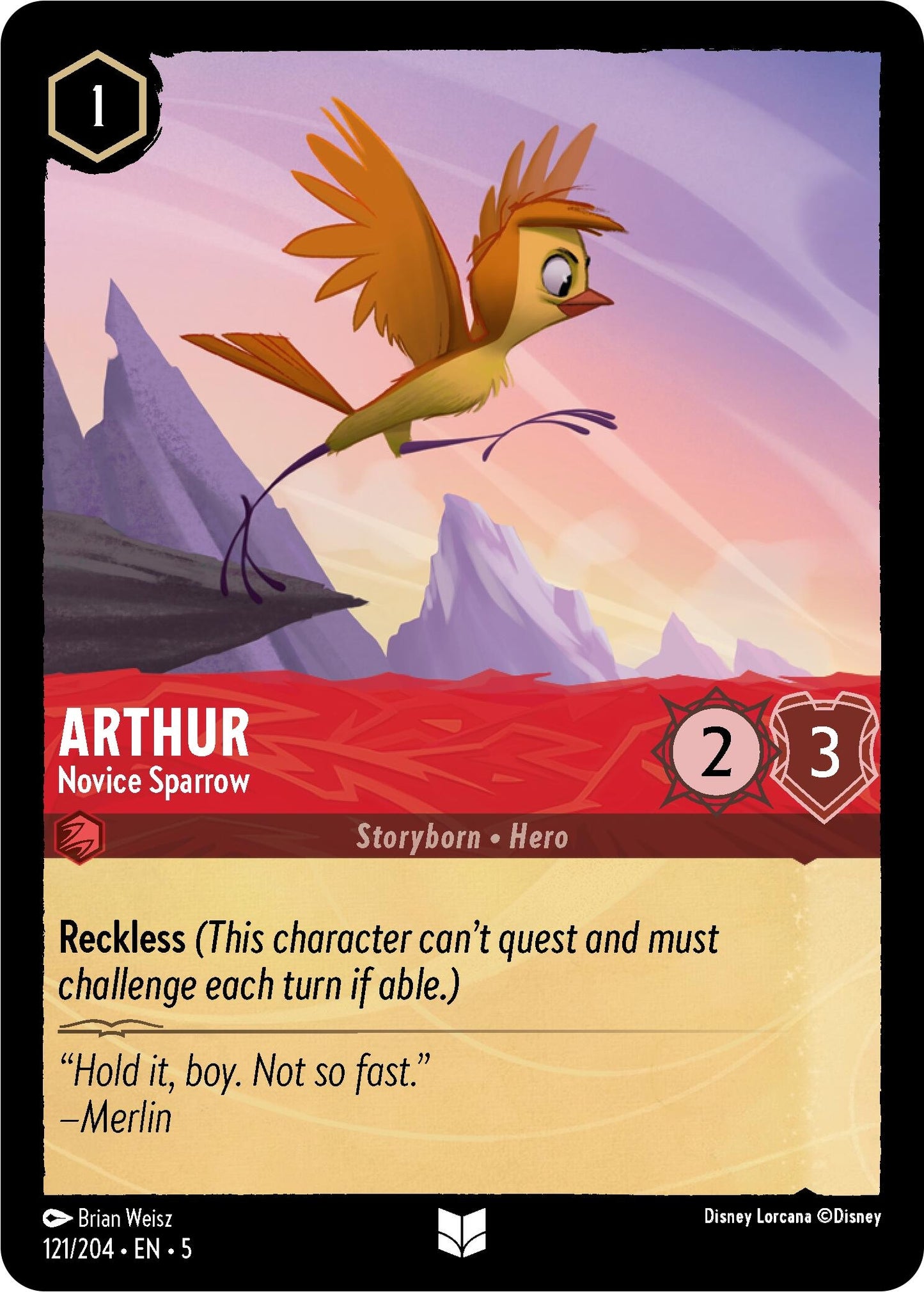 Arthur Novice Sparrow (121/204) [5]