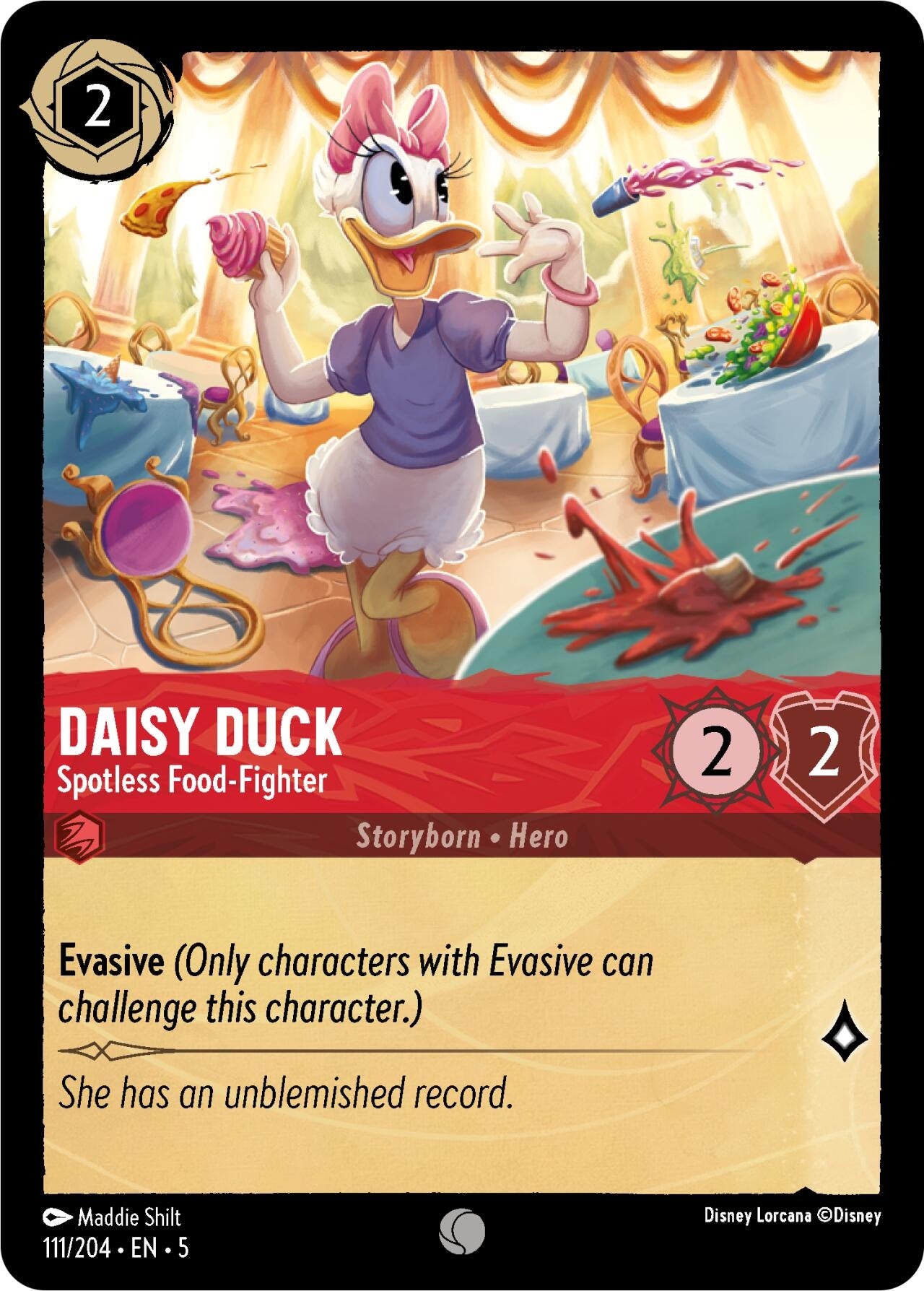 Daisy Duck Spotless Food Fighter (111/204) [5]