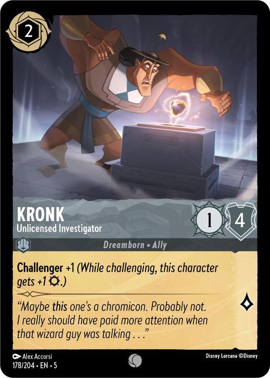 Kronk Unlicensed Investigator (178/204) [5]