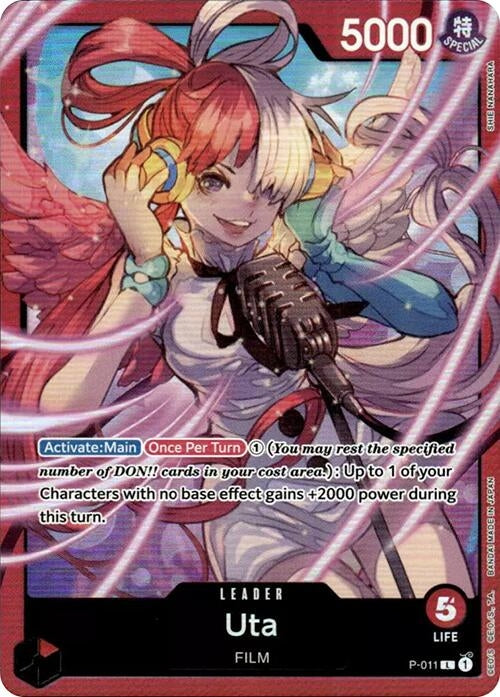 Uta P 011 Premium Card Collection Uta (P-011) [OP-PR]