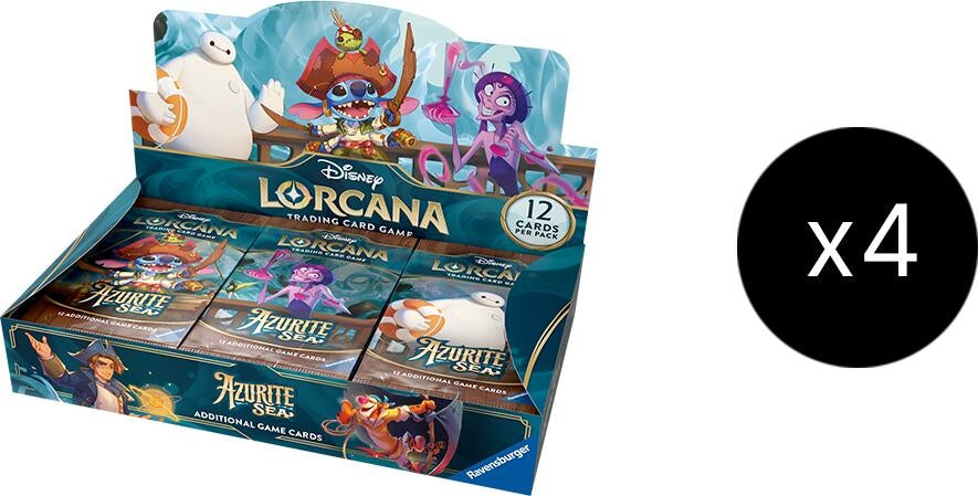 Disney Lorcana Azurite Sea Booster Box Case [6]