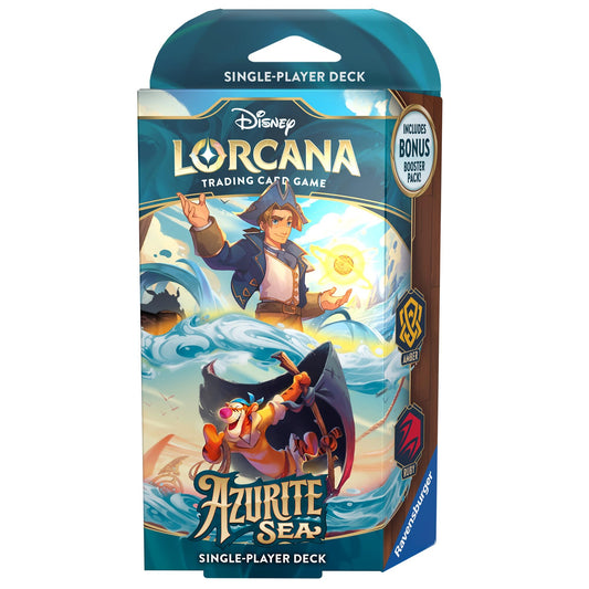 Disney Lorcana Azurite Sea Starter Deck Amber and Ruby [6]