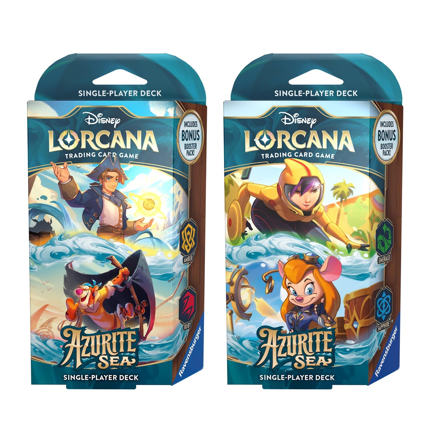 Disney Lorcana Azurite Sea Starter Deck Set of 2 [6]