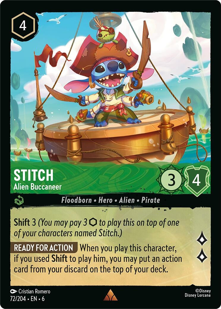 Stitch Alien Buccaneer (72/204) [6]