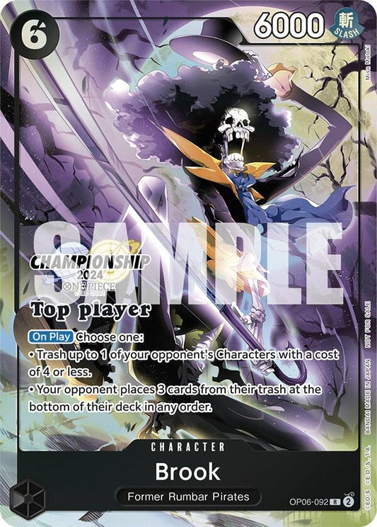 Brook Championship 2024 Top Player Pack (OP06-092) [OP-PR]