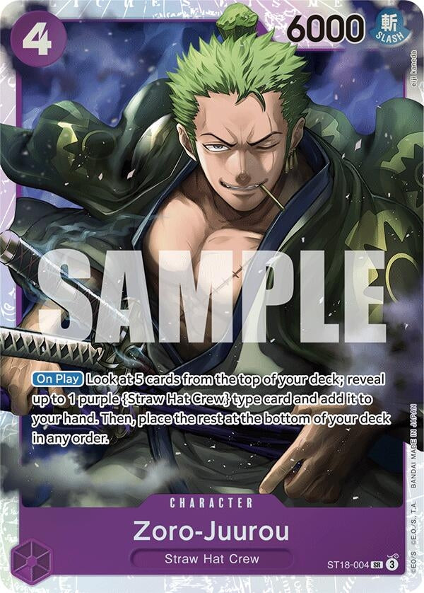 Image for Zoro-Juurou (ST18-004) (ST18-004) (ST-18)