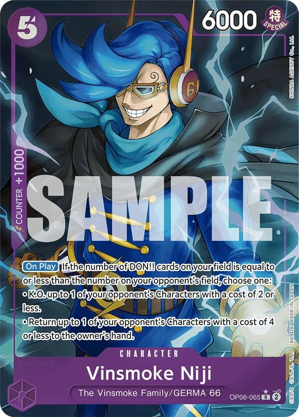 Image for Vinsmoke Niji (OP06-065) (Alternate Art) (6065) (PRB-01)