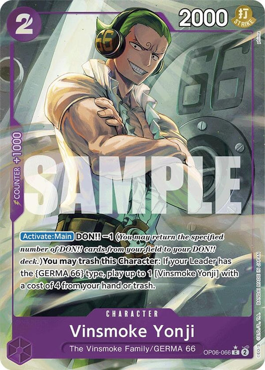 Image for Vinsmoke Yonji (OP06-066) (Full Art) (6066) (PRB-01)