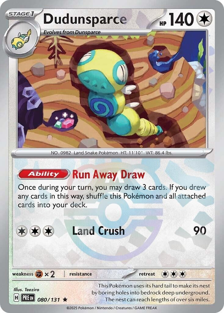 Image for Dudunsparce (Master Ball Pattern) (080/131)